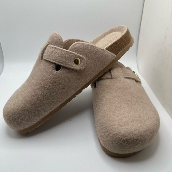 CUSHIONAIRE Women's Cork Footbed Clog 8.5 SAND - Picture 7 of 7
